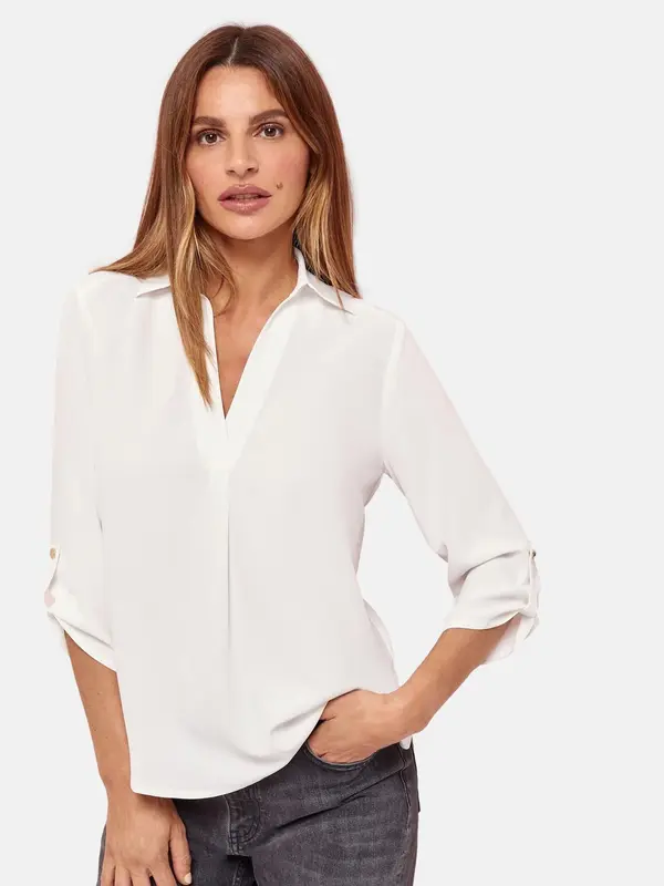 Lipsy Lipsy Bluza  bela