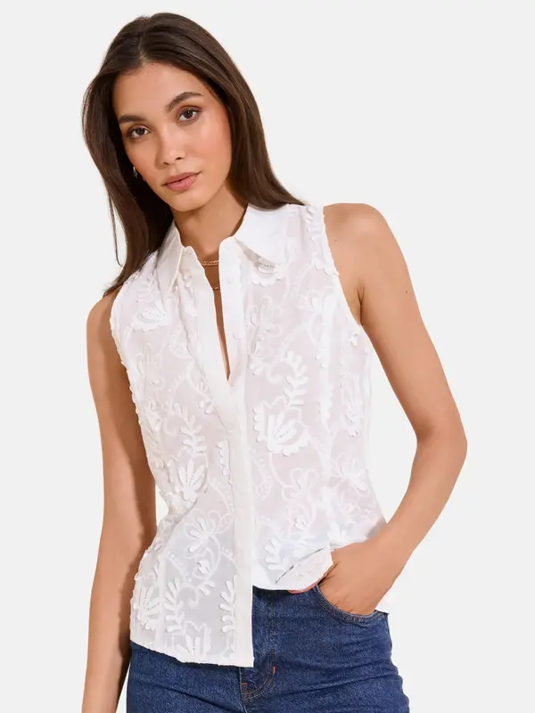 Lipsy Lipsy Bluza  bela