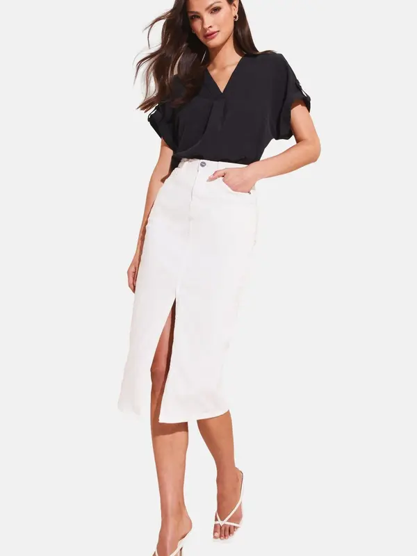 Lipsy Lipsy Bluza  črna