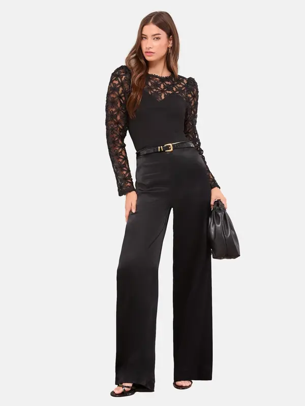 Lipsy Lipsy Bluza  črna