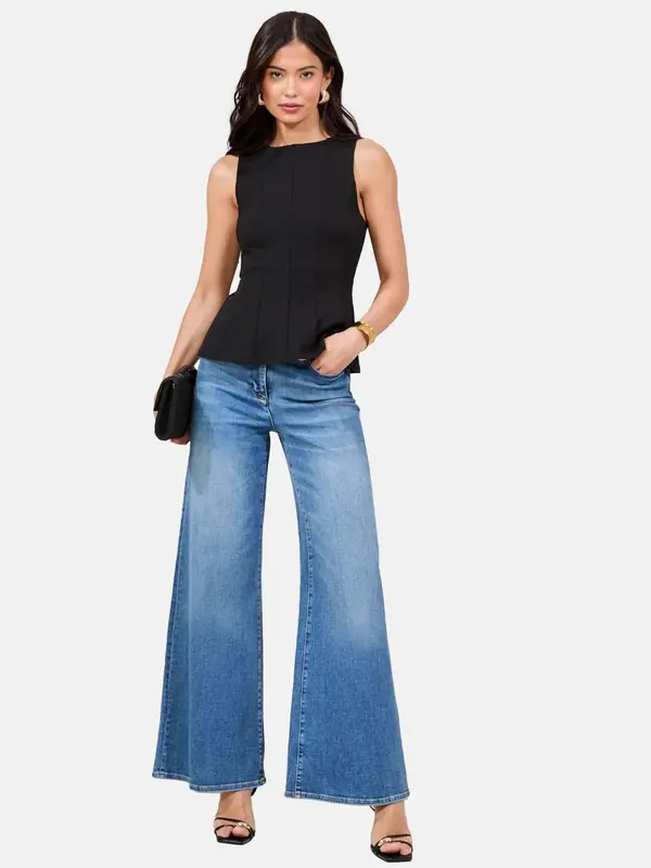 Lipsy Lipsy Bluza  črna