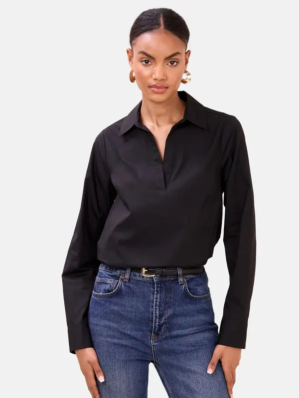 Lipsy Lipsy Bluza  črna