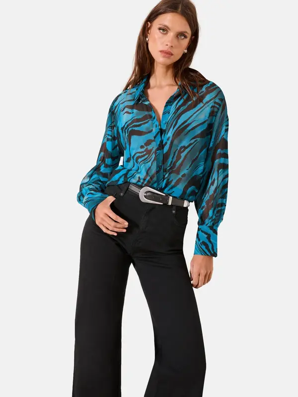 Lipsy Lipsy Bluza  encijan / črna
