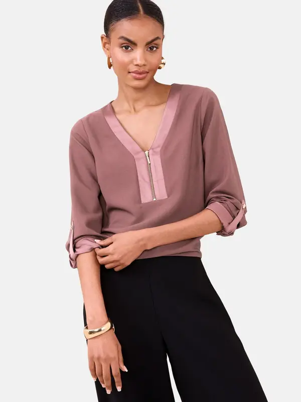 Lipsy Lipsy Bluza  mauve / roza