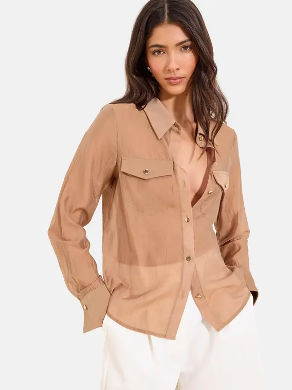 Lipsy Lipsy Bluza  mokka