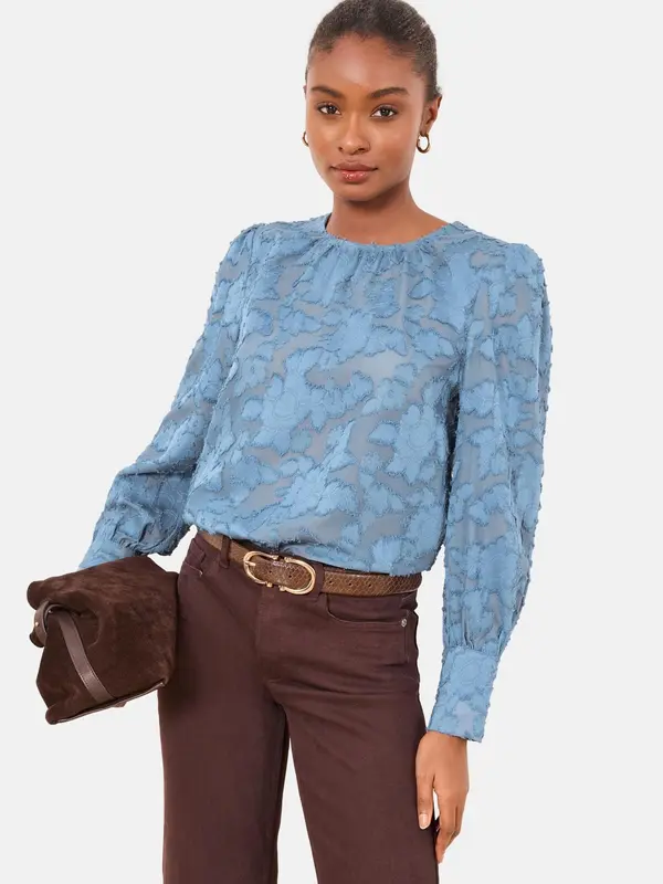 Lipsy Lipsy Bluza  opal / golobje modra
