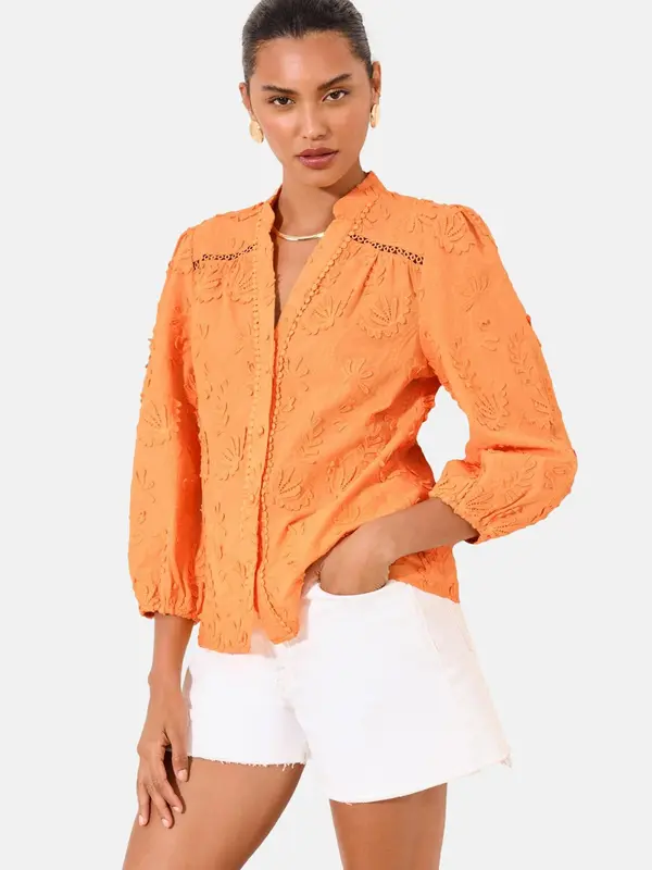 Lipsy Lipsy Bluza  oranžna