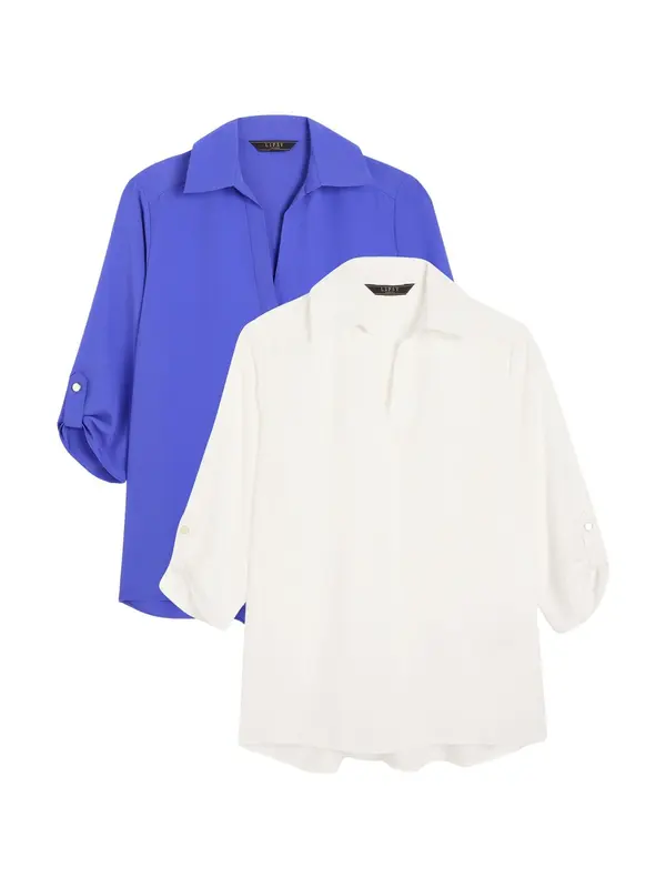 Lipsy Lipsy Bluza  safir / bela