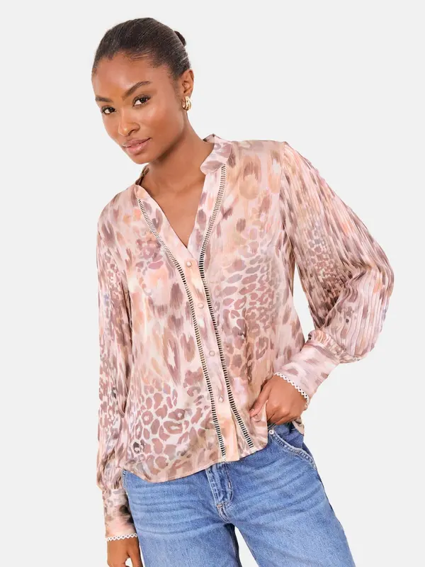 Lipsy Lipsy Bluza  safir / čokolada / marelica / rosé