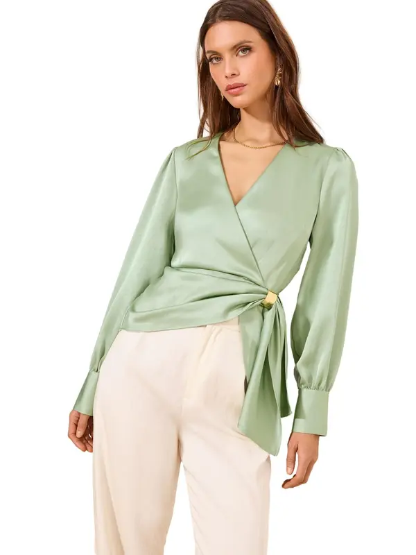 Lipsy Lipsy Bluza  svetlo zelena