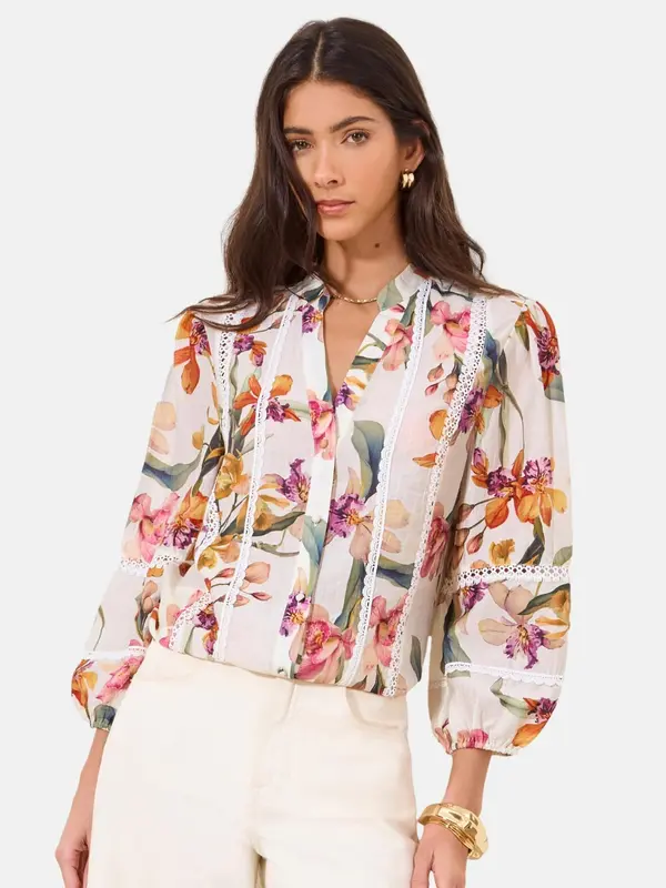 Lipsy Lipsy Bluza  zelena / oliva / fuksija / bela