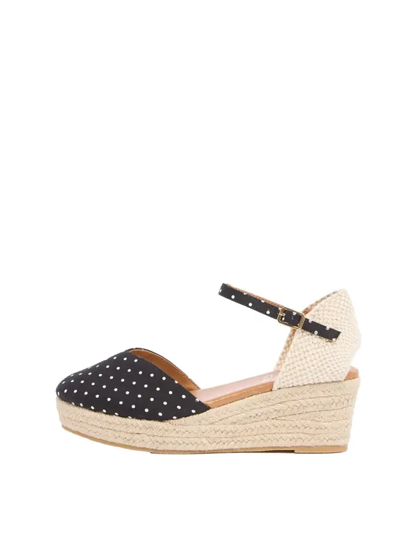 Lipsy Lipsy Espadrile  kremna / črna / bela