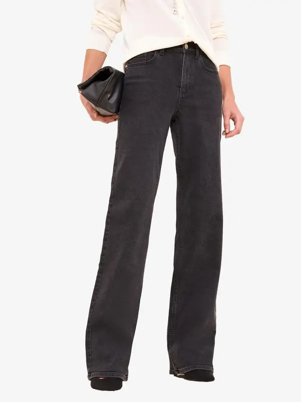 Lipsy Lipsy Kavbojke  črn denim