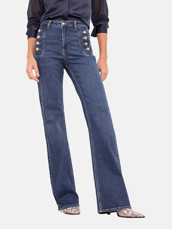 Lipsy Lipsy Kavbojke  moder denim