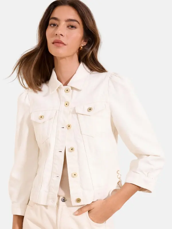 Lipsy Lipsy Prehodna jakna  bel denim
