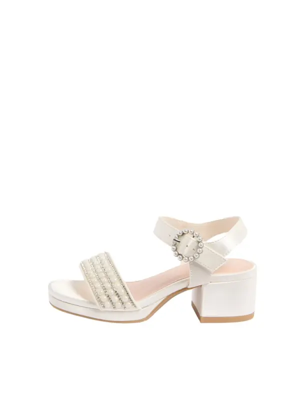 Lipsy Lipsy Sandali  biserno bela