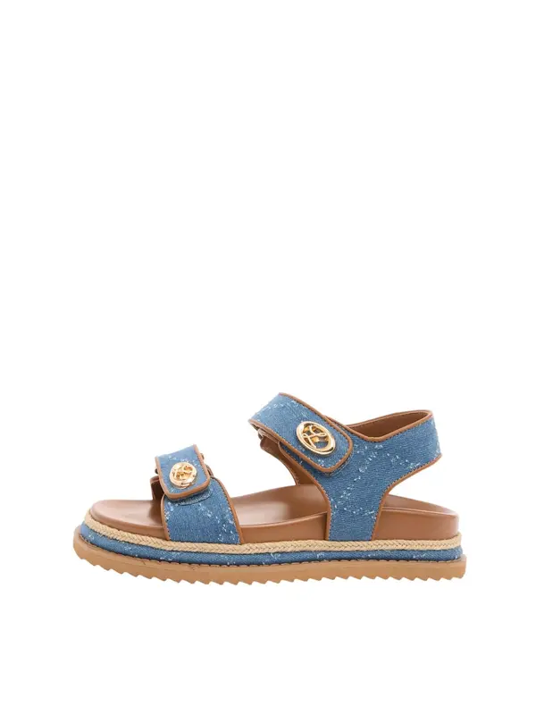 Lipsy Lipsy Sandali  moder denim / rjava