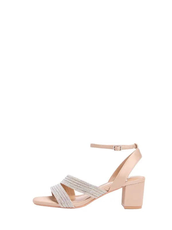 Lipsy Lipsy Sandali  nude / srebrna