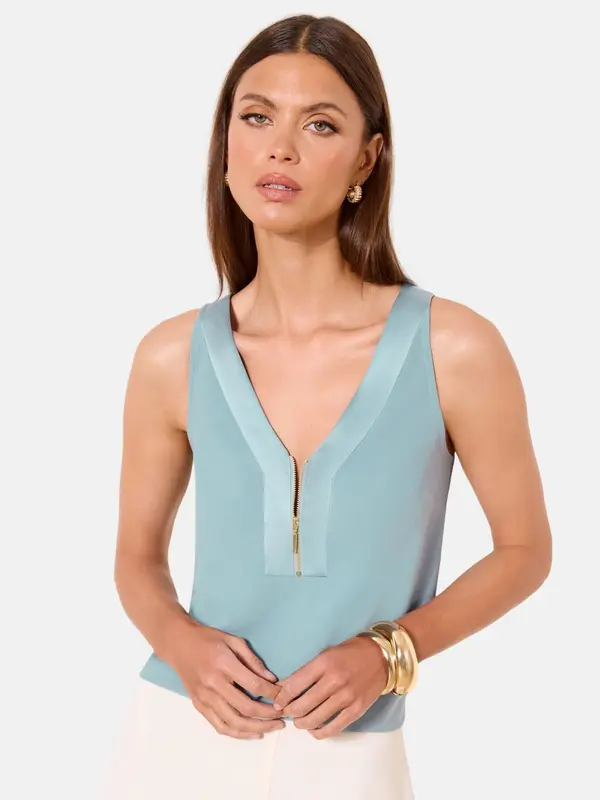 Lipsy Lipsy Top  svetlo modra