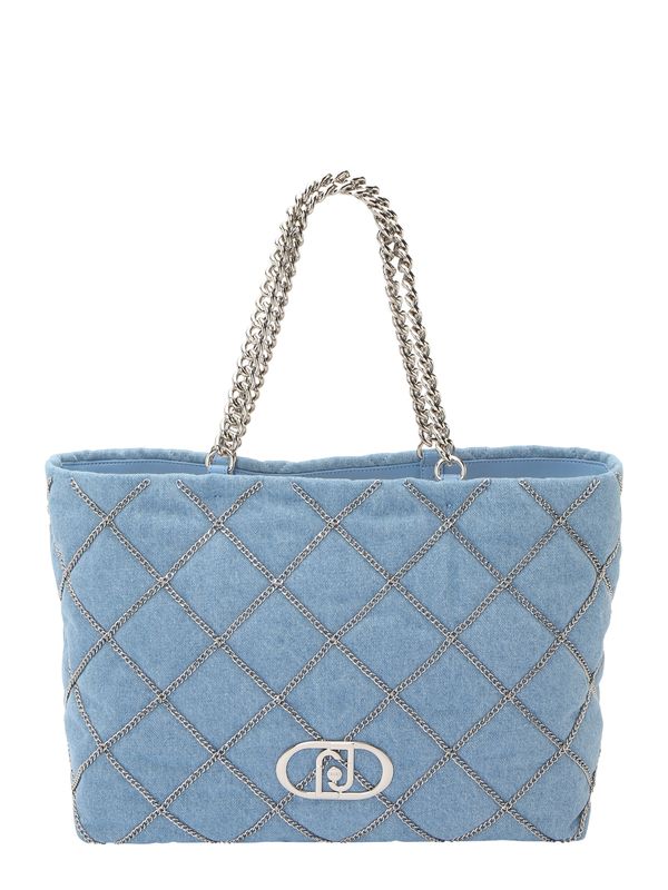 Liu Jo Liu Jo Nakupovalna torba  moder denim / srebrna