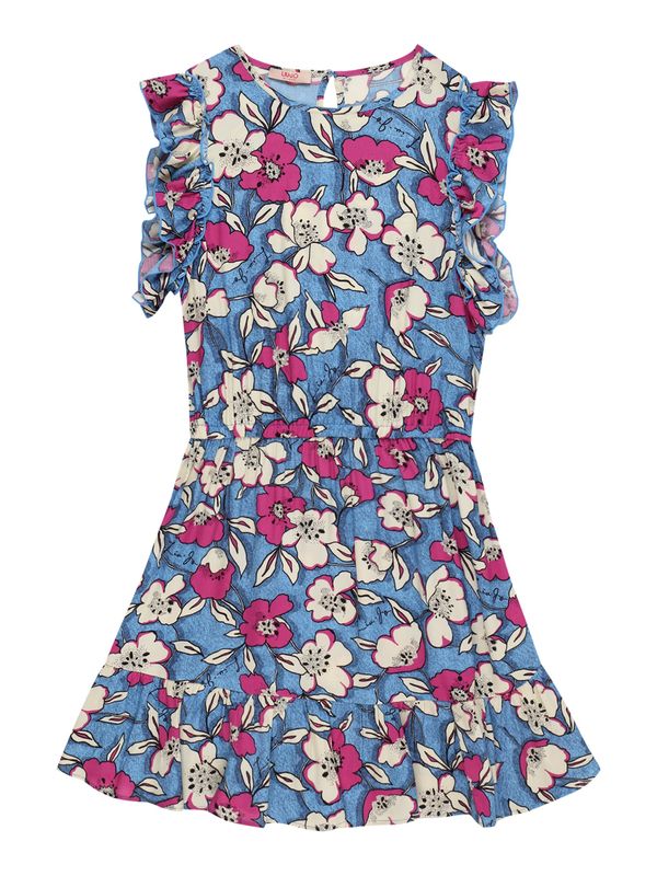 Liu Jo Liu Jo Obleka  dimno modra / roza / črna / bela