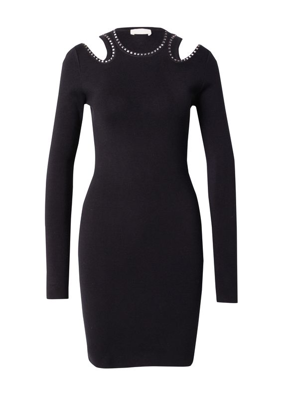 Liu Jo Liu Jo Pletena obleka  črna