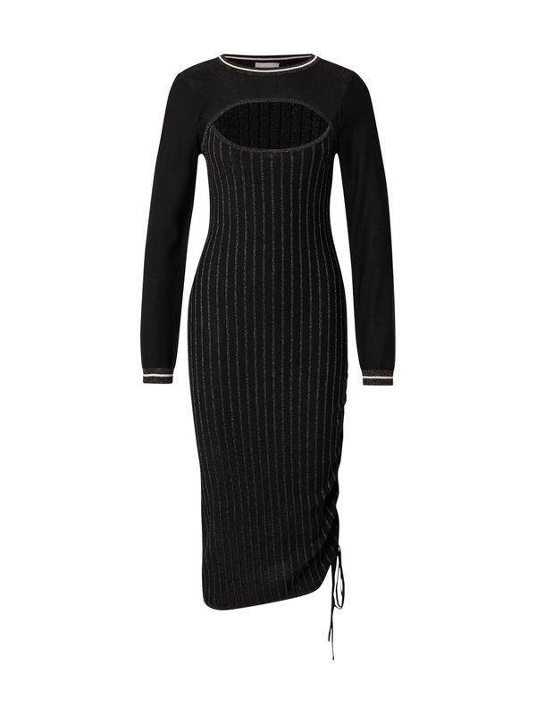 Liu Jo Liu Jo Pletena obleka  črna