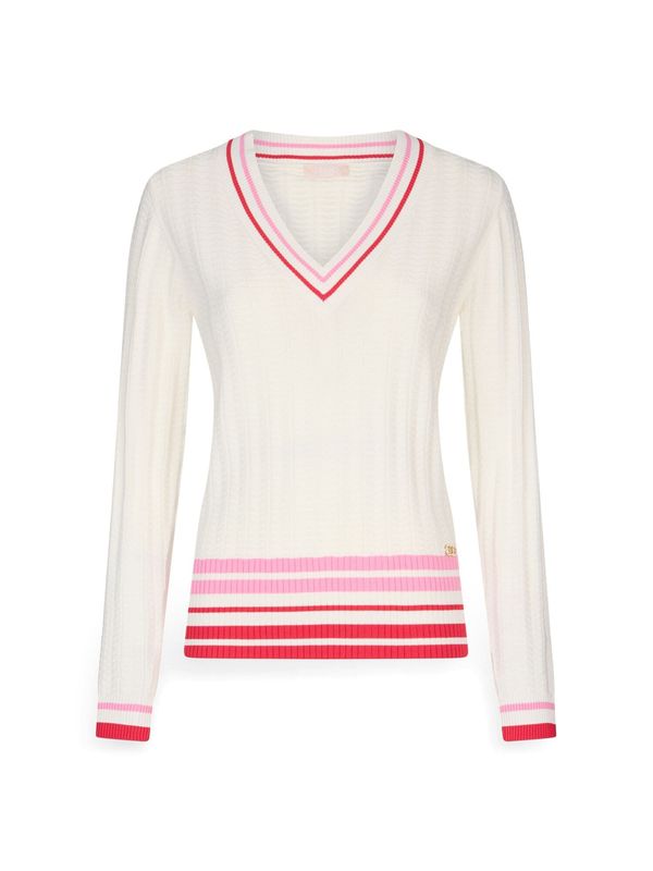 Liu Jo Liu Jo Pulover  roza / bela