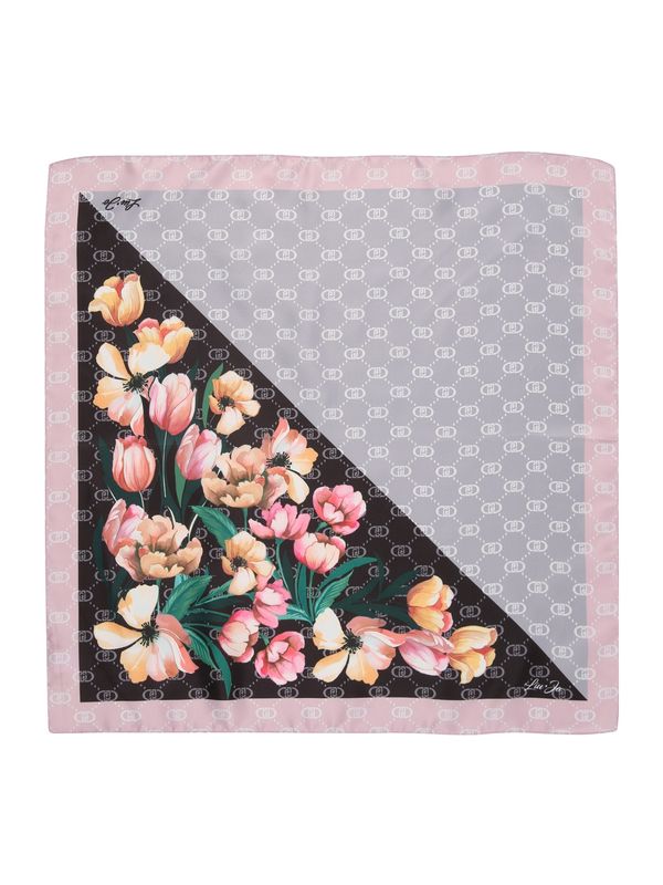 Liu Jo Liu Jo Ruta 'FOULARD'  siva / smaragd / roza / črna