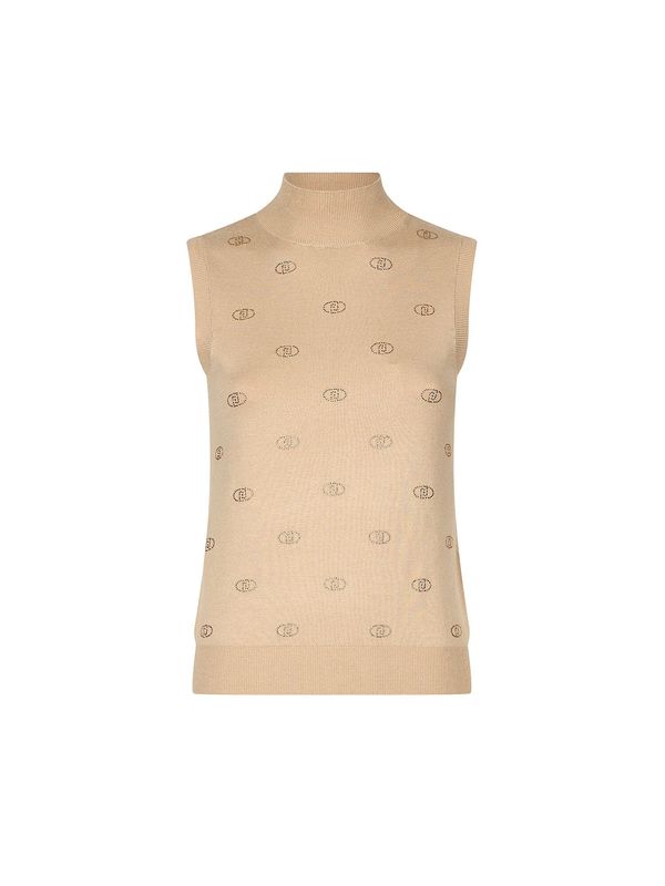 Liu Jo Liu Jo Top z naramnicami  kamela / rjava