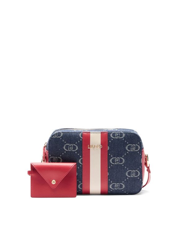 Liu Jo Liu Jo Torba za čez ramo  bež / moder denim / rdeča
