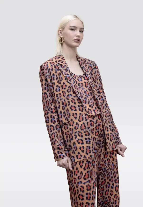 Lola Casademunt Lola Casademunt Blazer  rjava / lila / mauve / črna