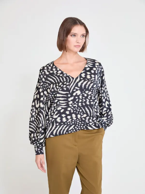Lola Casademunt Lola Casademunt Bluza  črna / bela