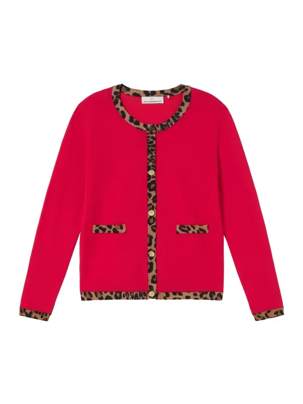 Lola Casademunt Lola Casademunt Pletena jopa  brokat / krvavo rdeča / črna