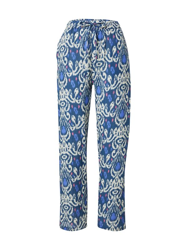 Lollys Laundry Lollys Laundry Hlače 'Bill'  kremna / modra / encijan / svetlo roza