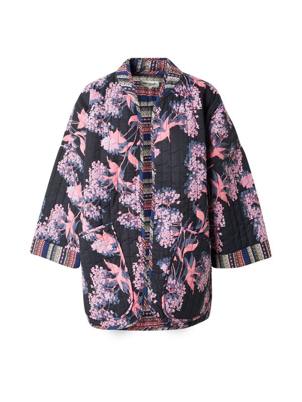 Lollys Laundry Lollys Laundry Prehodna jakna 'Lulu'  golobje modra / majnica / roza / črna