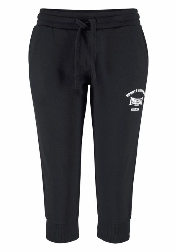 LONSDALE LONSDALE Hlače  črna / bela