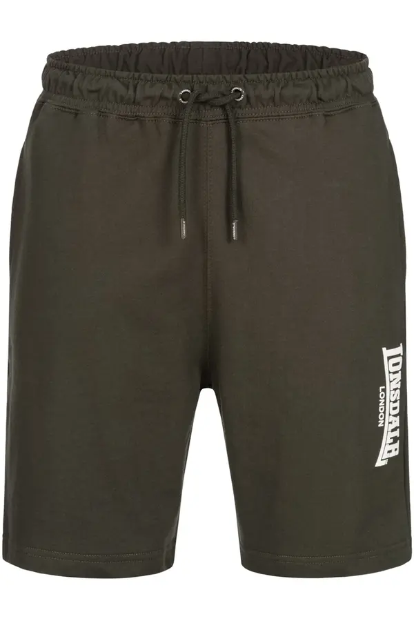 LONSDALE LONSDALE Hlače 'Fringford'  kaki / bela