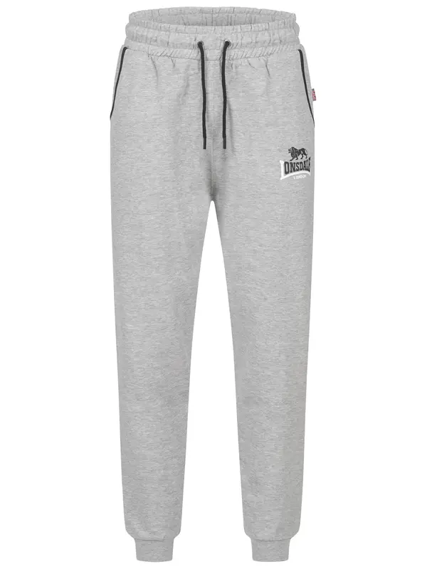 LONSDALE LONSDALE Hlače  pegasto siva / črna