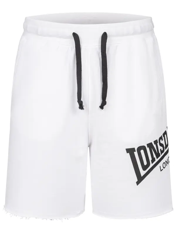 LONSDALE LONSDALE Hlače 'Polbathic'  črna / bela