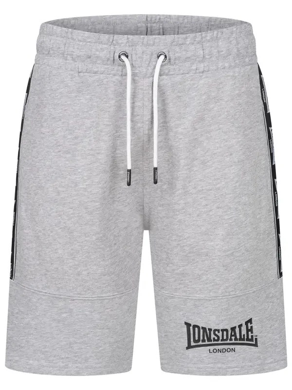 LONSDALE LONSDALE Hlače 'Scarvell'  siva / svetlo siva / črna