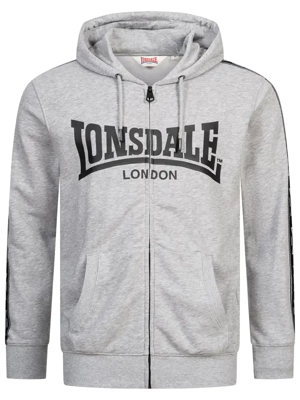 LONSDALE LONSDALE Jopa na zadrgo 'BIGTON'  siva / črna