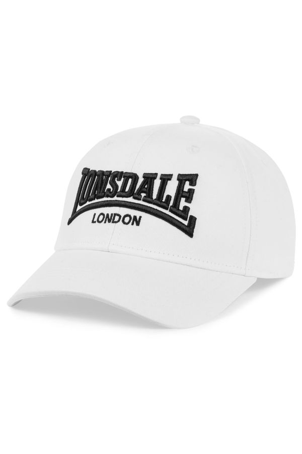 LONSDALE LONSDALE Kapa 'FLIXTON'  črna / bela