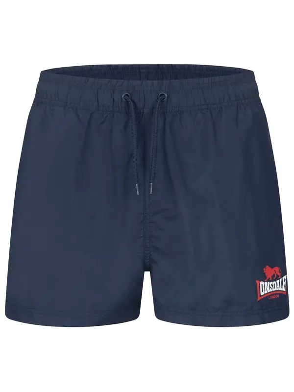 LONSDALE LONSDALE Kratke kopalne hlače 'Kilstay'  mornarska / rdeča / bela