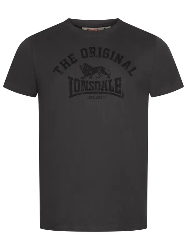 LONSDALE LONSDALE Majica  antracit / temno siva / črna