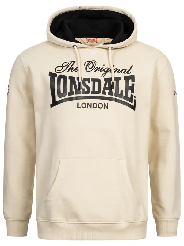 LONSDALE LONSDALE Majica 'Atherton'  bež / črna
