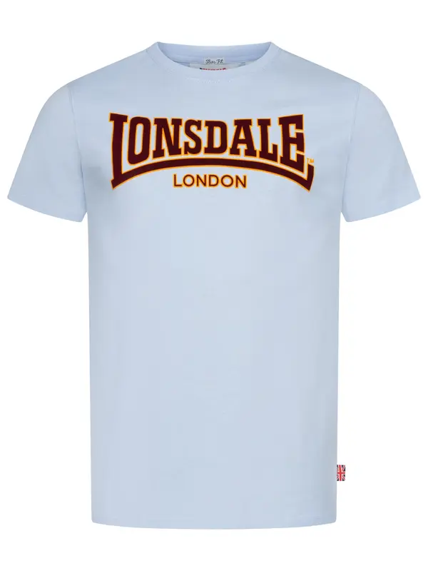 LONSDALE LONSDALE Majica 'Classic'  modra / svetlo modra