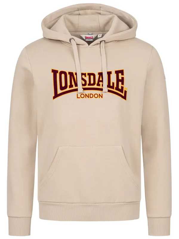 LONSDALE LONSDALE Majica 'Classic'  pesek / rumena / burgund