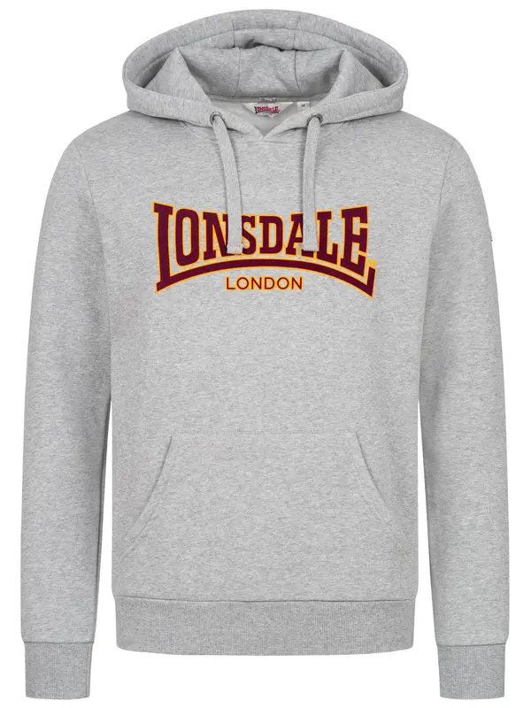 LONSDALE LONSDALE Majica 'Classic'  rumena / siva / črna