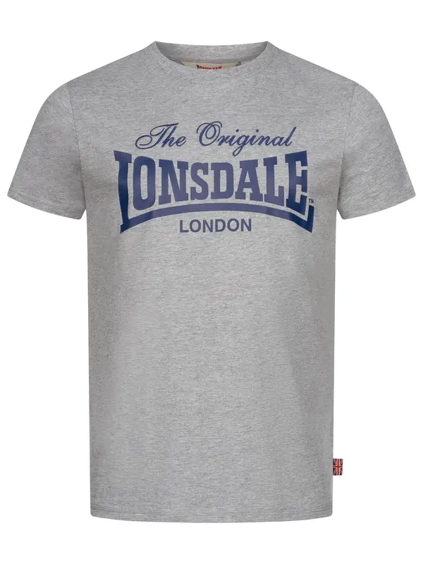 LONSDALE LONSDALE Majica 'Colsbrooke'  marine / siva